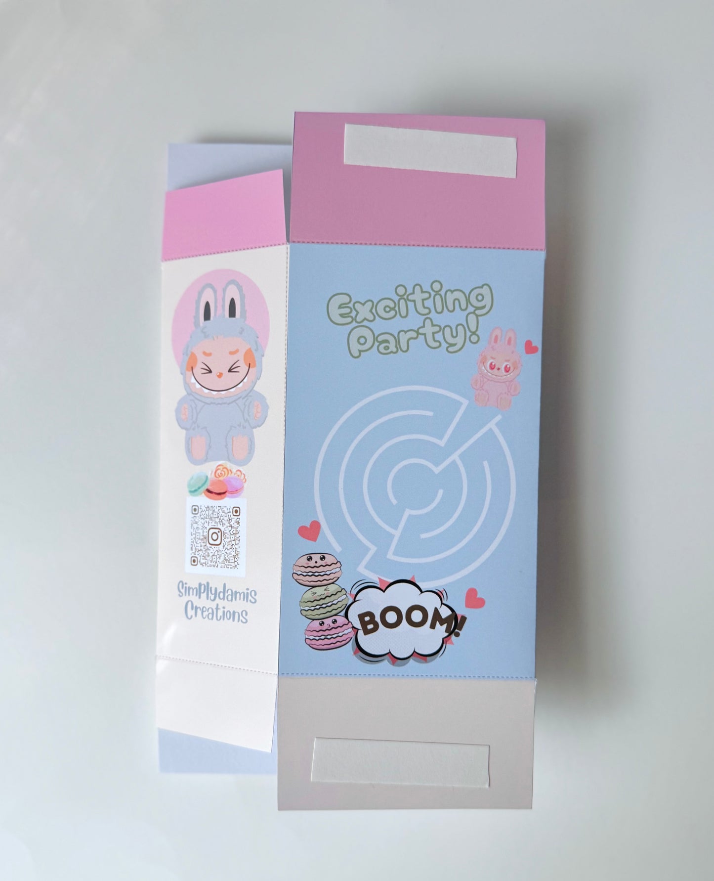 Labubu Personalized Mine Cereal Boxes 10 (Boxes Only)