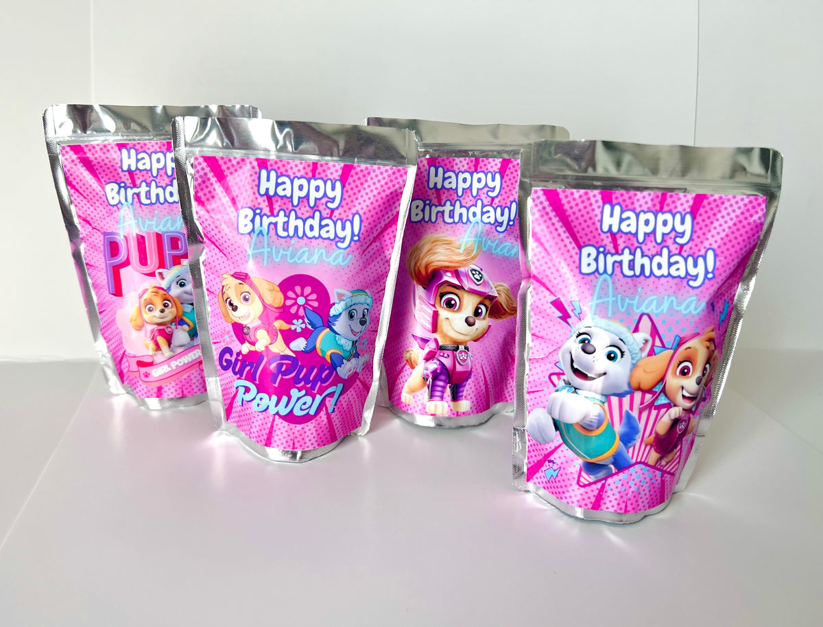 Caprisun Pouch Personalized Labels (12 labels only)