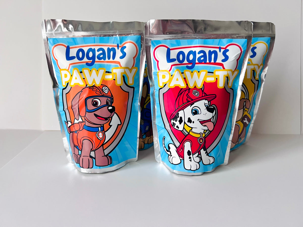 Caprisun Pouch Personalized Labels (12 labels only)