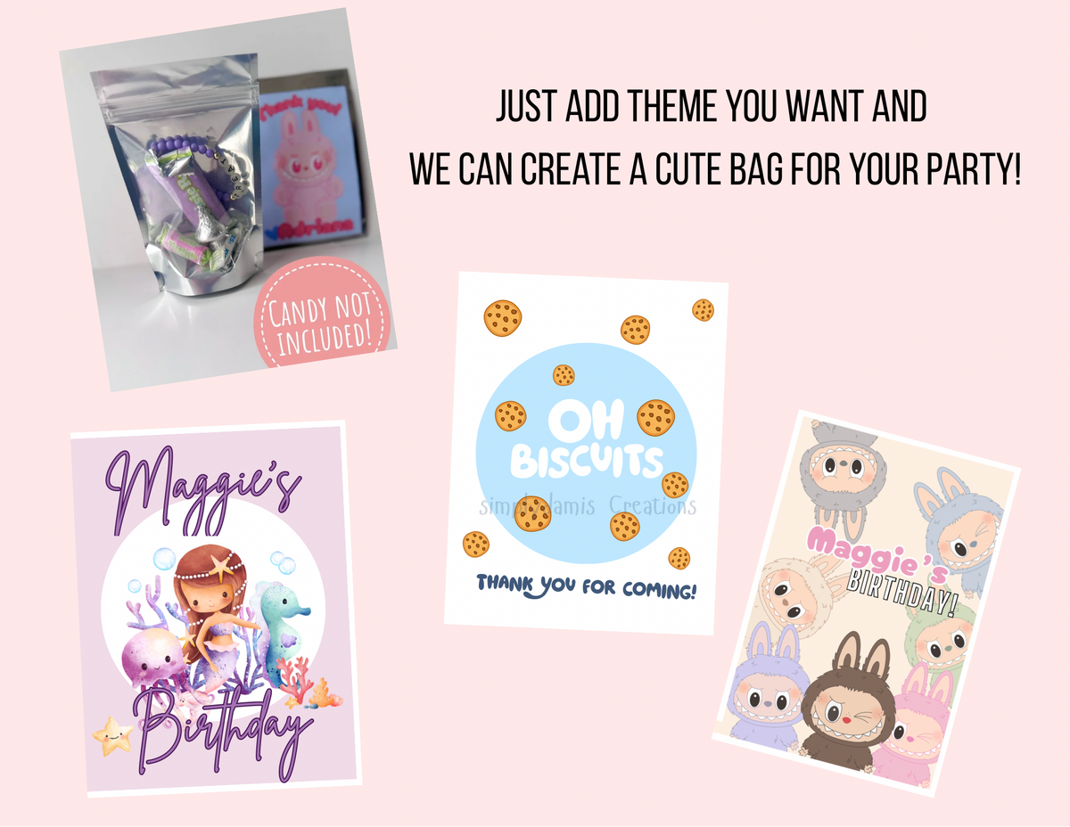 Personalized Bags (10 bags)