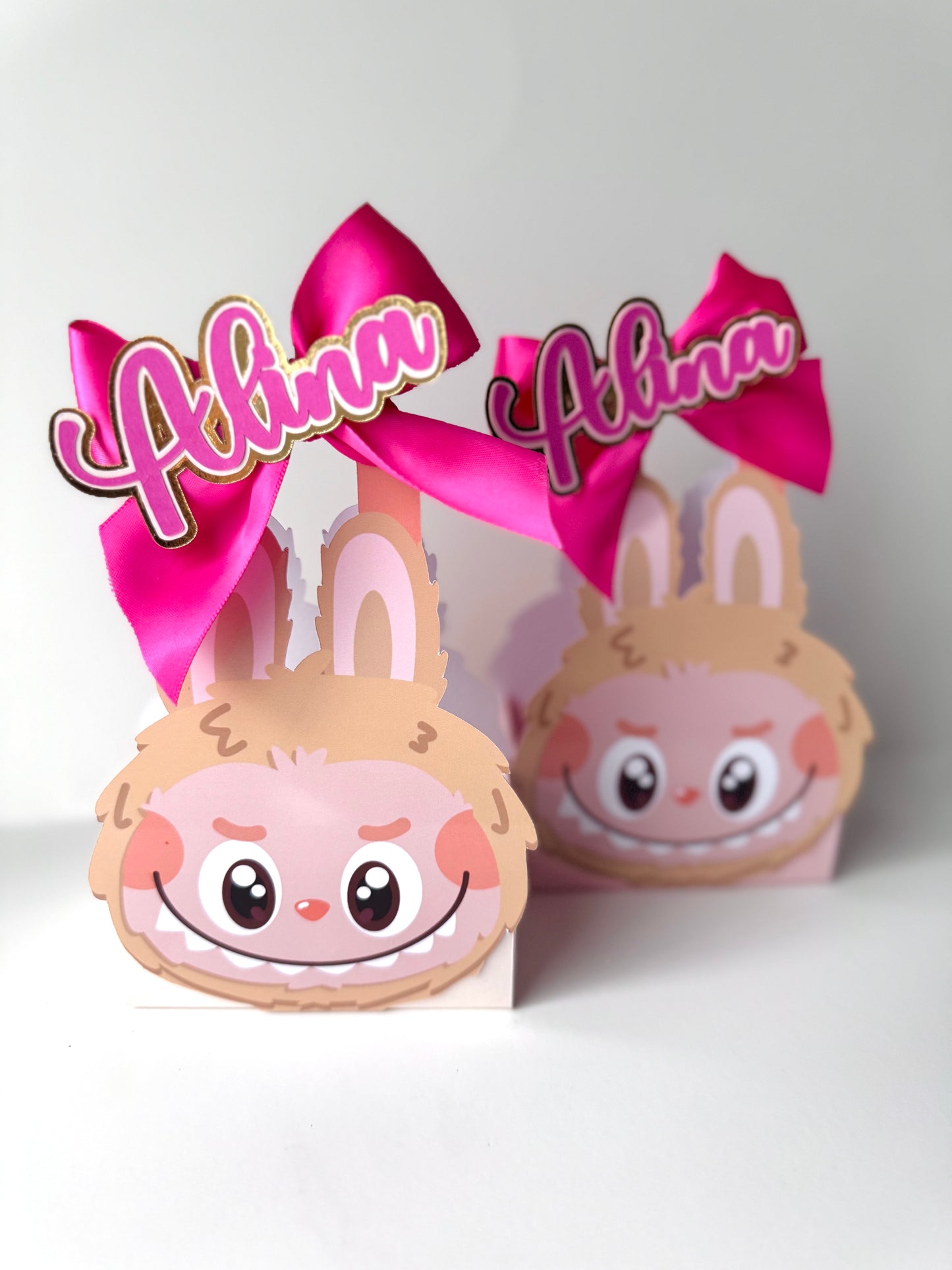 Personalized Labubu Baskets Party Favors 12(Baskets Only)