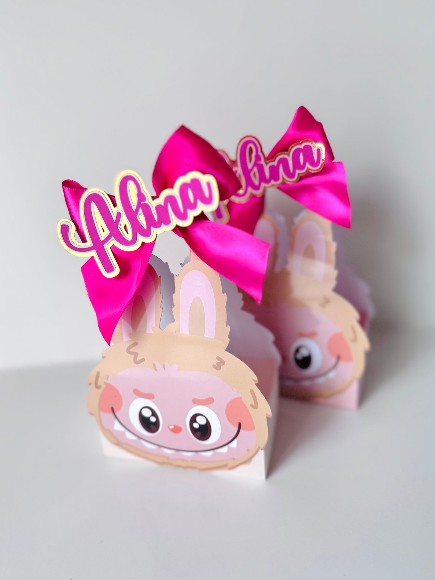 Personalized Labubu Baskets Party Favors 12(Baskets Only)