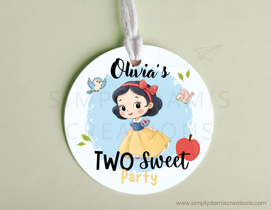 *Digital file Snow White Birthday, 1st Birthday Digital Download, Personalized party, plantillas.