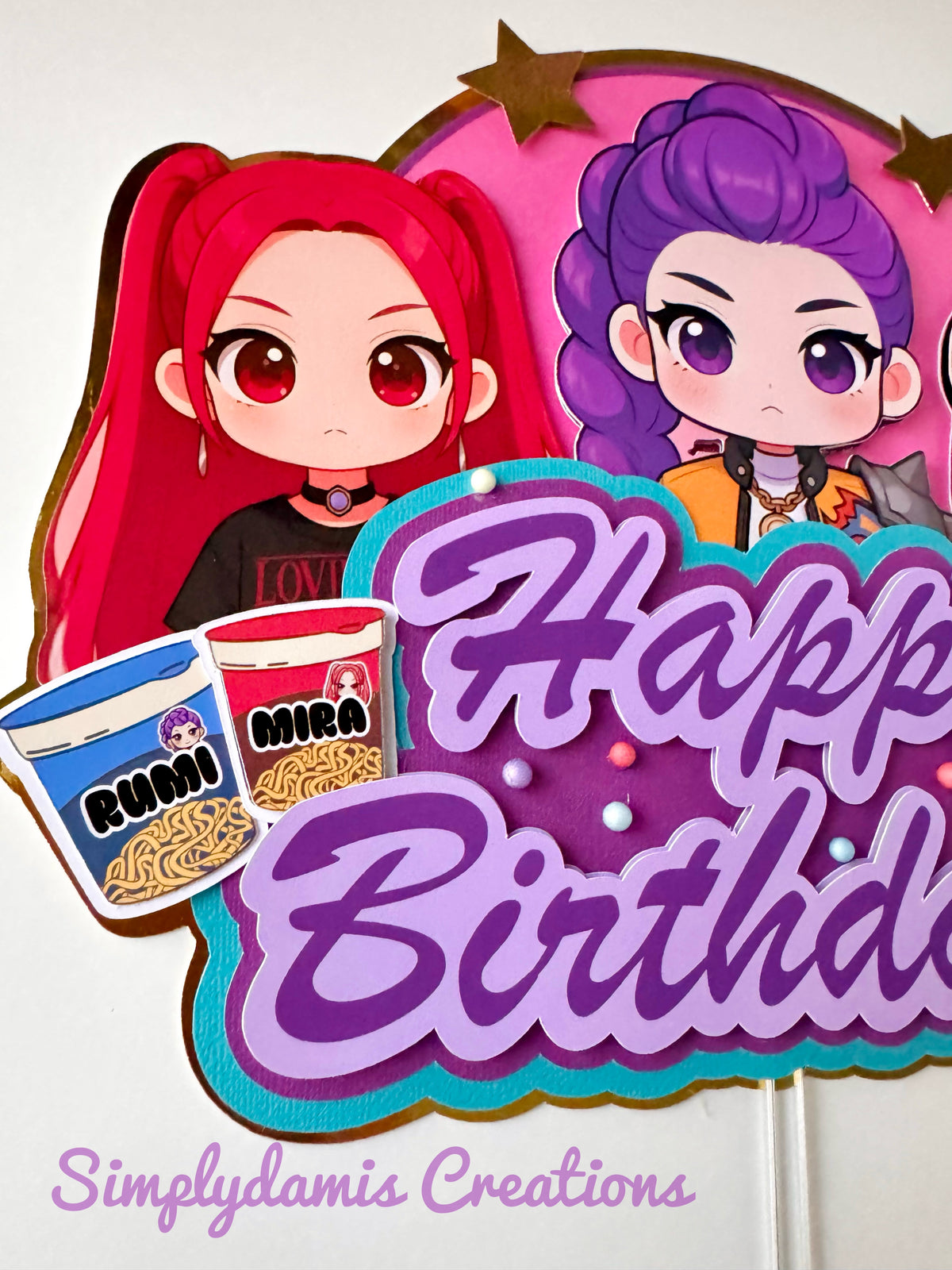 K-Pop CAKE TOPPER
