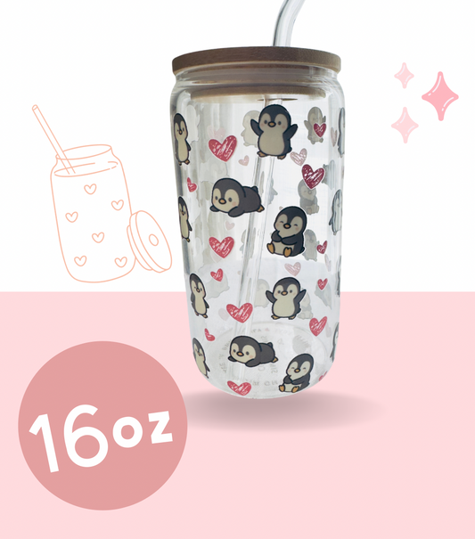 Glass tumbler 16oz