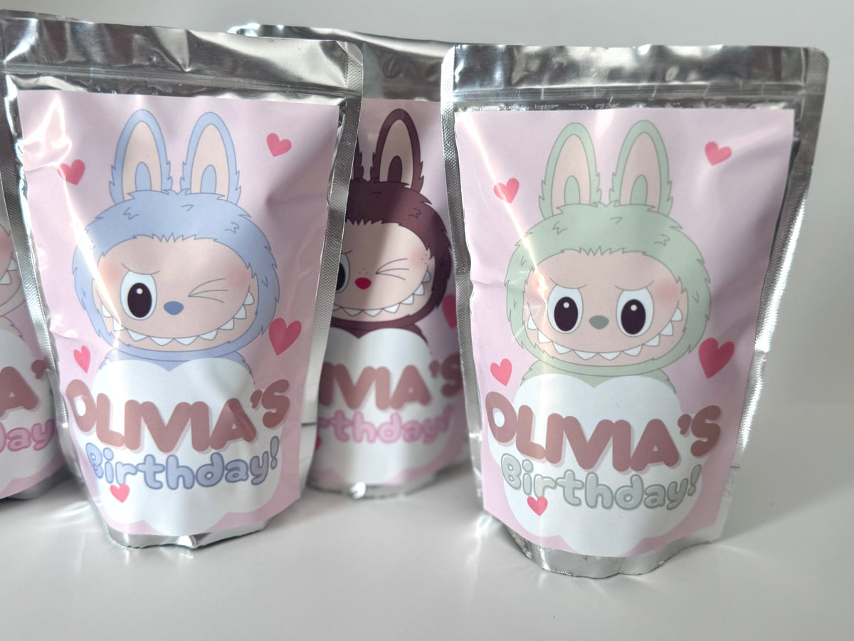 Caprisun Pouch Personalized Labels (12 labels)